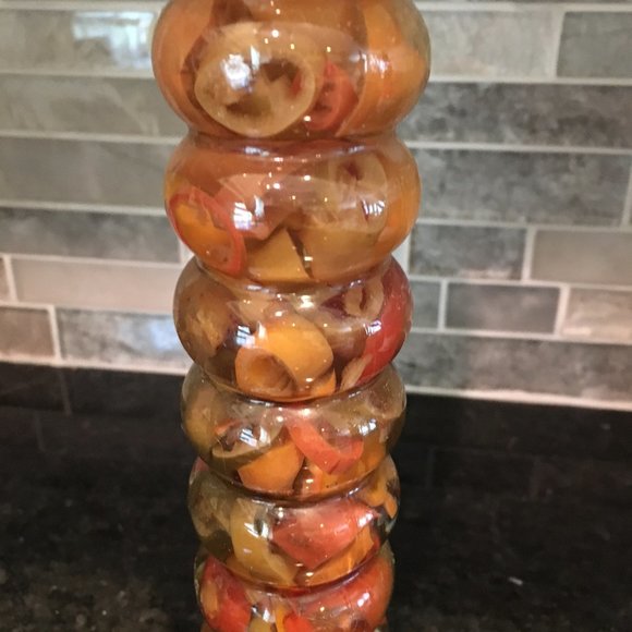 Vinegar infused bottle decor - Picture 3 of 4